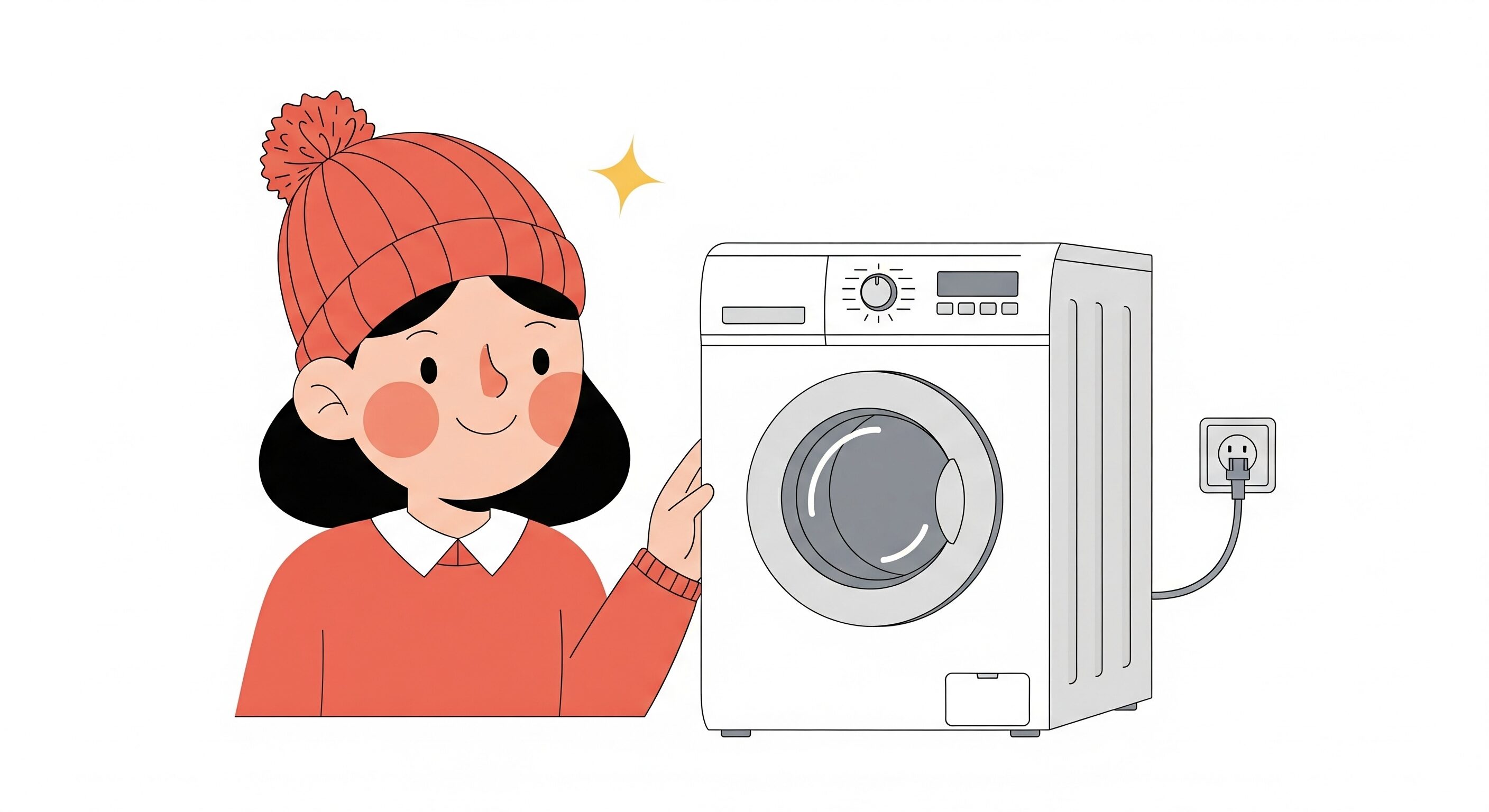 Washing machine outlet height